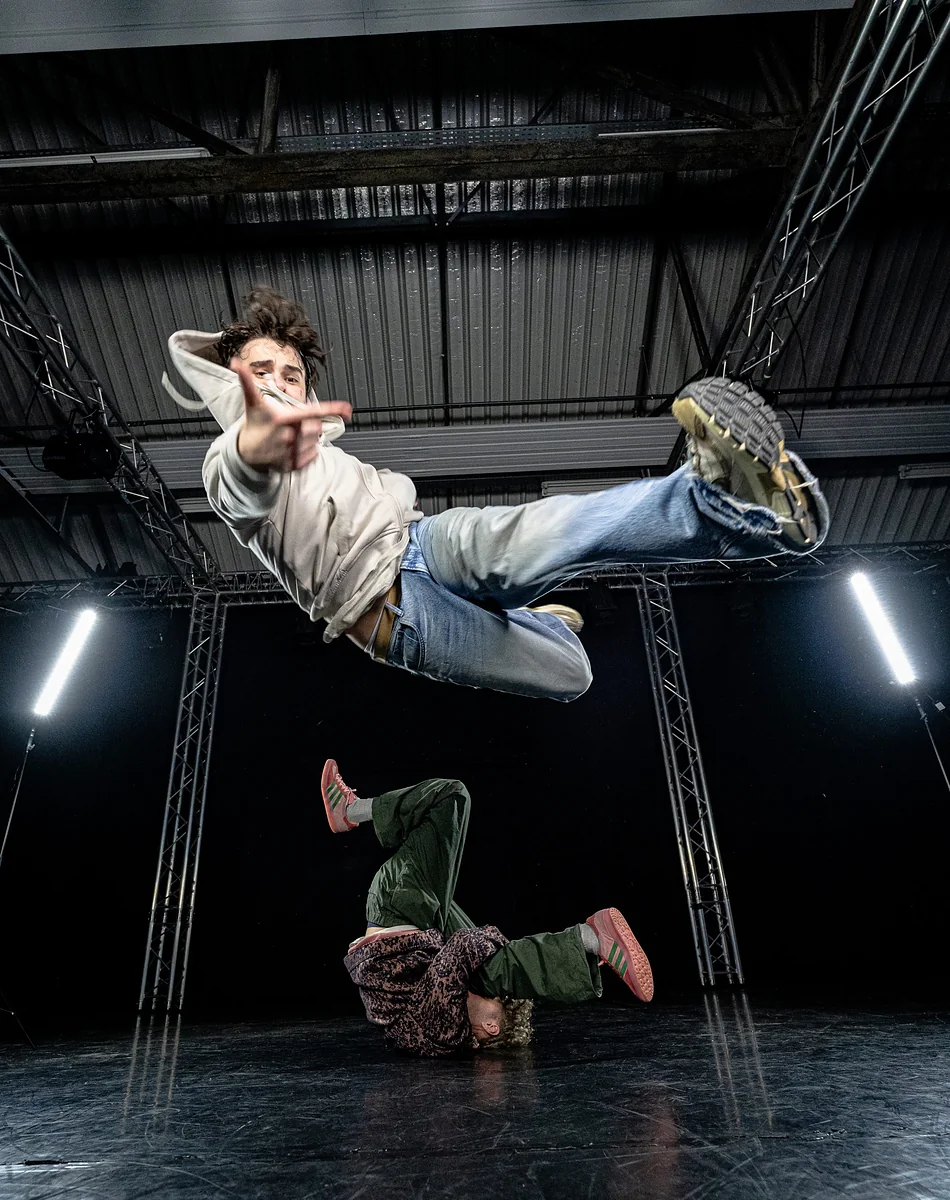Danseurs du collectif Eighteen Crew